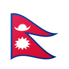 Flagge von Nepal on Google