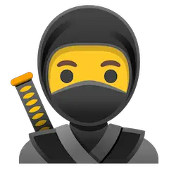 Ninja Emoji Google Android, Chromebook