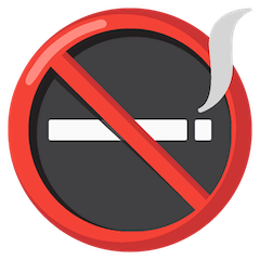 Simbolo vietato fumare Emoji Google Android, Chromebook