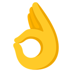 👌 Handzeichen für OK Emoji auf Google Android, Chromebook