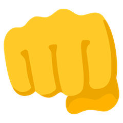 Oncoming Fist Emoji on Google Android and Chromebooks