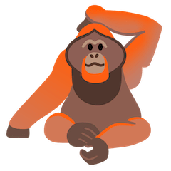 Orangutan Emoji on Google Android and Chromebooks