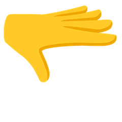 🫳 Palm Down Hand Emoji on Google Android and Chromebooks