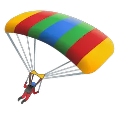 Parachute Emoji on Google Android and Chromebooks