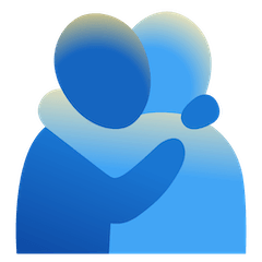 People Hugging Emoji on Google Android and Chromebooks