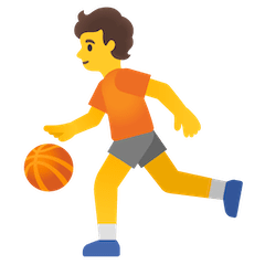 Баскетболист Эмодзи на Google Android и Chromebook