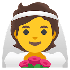 👰 Person With Veil Emoji on Google Android and Chromebooks