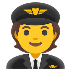 🧑‍✈️ Pilot Emoji on Google Android and Chromebooks