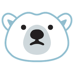 Orso polare Emoji Google Android, Chromebook