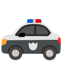 Polizeiwagen Emoji Google Android, Chromebook