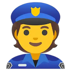 Polizist(in) Emoji Google Android, Chromebook