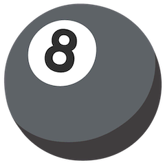 🎱 Pool 8 Ball Emoji on Google Android and Chromebooks