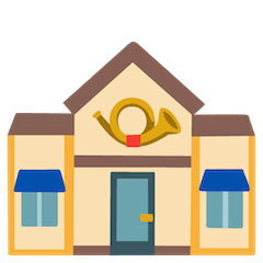 🏤 Post Office Emoji on Google Android and Chromebooks