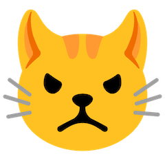 Pouting Cat on Google