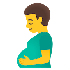 Pregnant Man Emoji on Google Android and Chromebooks