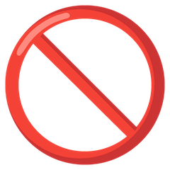 🚫 Proibito Emoji su Google Android, Chromebooks