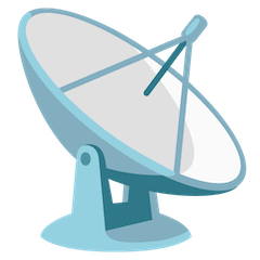 📡 Спутниковая антенна Эмодзи на Google Android и Chromebook