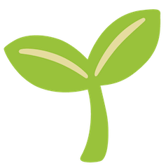 🌱 Planta de semillero Emoji en Google Android, Chromebooks