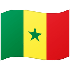 Флаг Сенегала Эмодзи на Google Android и Chromebook
