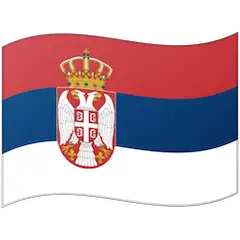 Flagge von Serbien on Google
