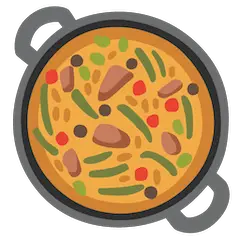 🥘 Shallow Pan Of Food Emoji on Google Android and Chromebooks
