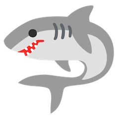 Shark Emoji on Google Android and Chromebooks