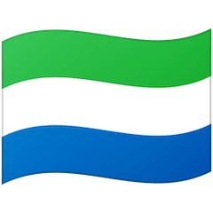 Bandiera della Sierra Leone Emoji Google Android, Chromebook