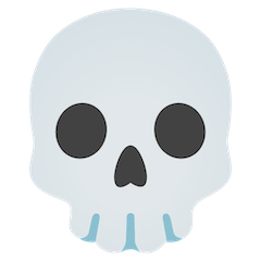 Totenkopf Emoji Google Android, Chromebook