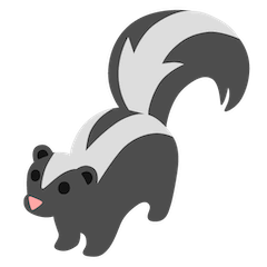 🦨 Skunks Emoji W Google Android I Chromebooks