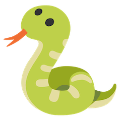Змея Эмодзи на Google Android и Chromebook