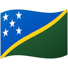 Bandiera delle Isole Salomone Emoji Google Android, Chromebook