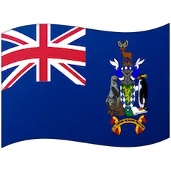 🇬🇸 Bandera de las Islas Georgia del Sur y Sandwich del Sur Emoji en Google Android, Chromebooks