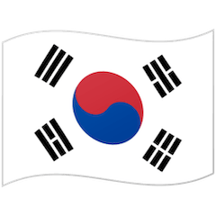 🇰🇷 Bandera de Corea del Sur Emoji en Google Android, Chromebooks