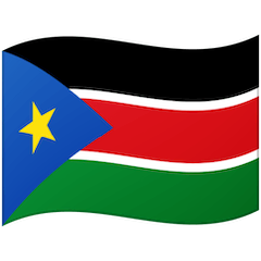Флаг Южного Судана Эмодзи на Google Android и Chromebook