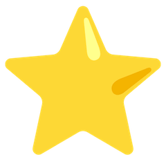 Звезда Эмодзи на Google Android и Chromebook