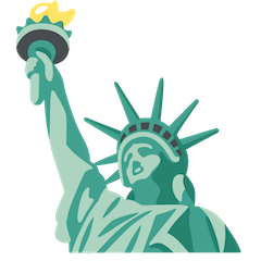 Estátua da Liberdade Emoji Google Android, Chromebook