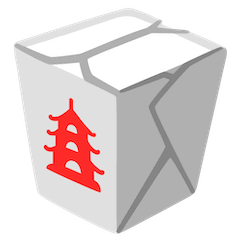 Takeout Box Emoji on Google Android and Chromebooks
