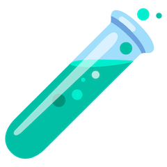 Test Tube Emoji on Google Android and Chromebooks