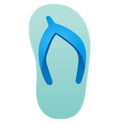 Tanga de sandalia Emoji Google Android, Chromebook