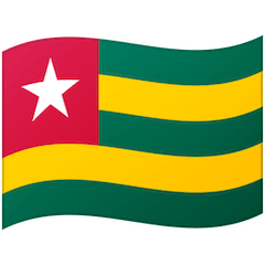 Flag: Togo Emoji on Google Android and Chromebooks