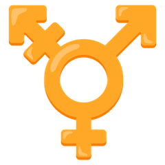 ⚧️ Symbol für Transgender Emoji auf Google Android, Chromebook