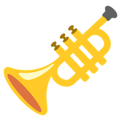 Trompeta Emoji Google Android, Chromebook