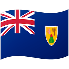 特克斯和凯科斯群岛旗帜 on Google