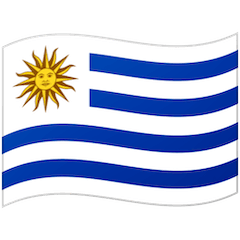 Bandeira do Uruguai Emoji Google Android, Chromebook