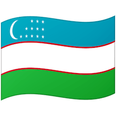 Bandera de Uzbekistán Emoji Google Android, Chromebook
