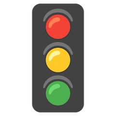 🚦 Vertical Traffic Light Emoji on Google Android and Chromebooks