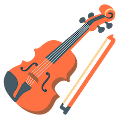 Скрипка Эмодзи на Google Android и Chromebook