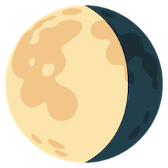 🌖 Waning Gibbous Moon Emoji on Google Android and Chromebooks