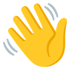 Waving Hand Emoji on Google Android and Chromebooks