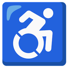 Wheelchair Symbol on Google